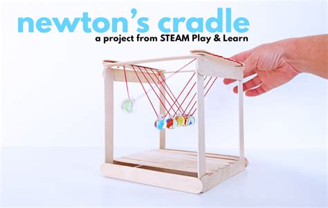My stem students cheered when they found out we were building a newton's cradle! How To Make A Simple Newton's Cradle - Babble Dabble Do
