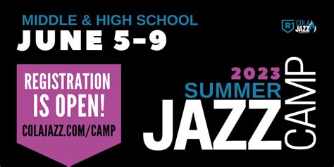 7th Annual Colajazz Summer Camp South Carolina Band Directors Association