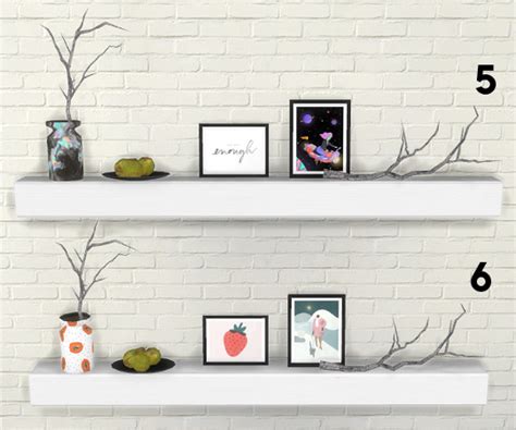 Shelves With Clutter At Descargas Sims The Sims 4 Catalog