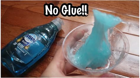 Dish Soap Slime Easiest Way How To Make No Glue Dish Soap Slime