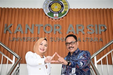 Kantor Arsip Usu Kepala Arsip Nasional Republik Indonesia Berkunjung