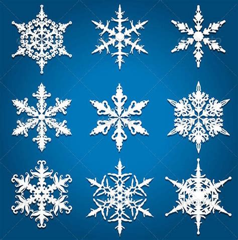 40 paper snowflake garlands for christmas decorating, christmas crafts. 178+ Christmas Snowflake Templates - Free Printable Word, PDF, JPEG Format Download! | Free ...