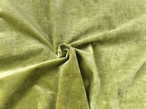 Chartreuse Velvet Upholstery Fabric By The Yard Green Velvet Home