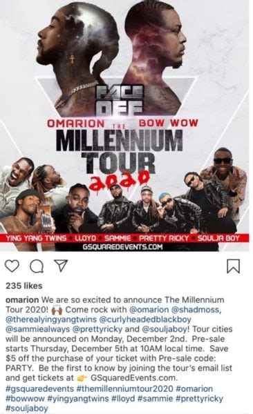 Omarion Announces Millennium Tour B2k Noticeably Absent In Line Up
