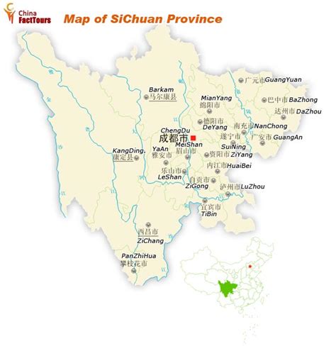 Map Of Sichuan