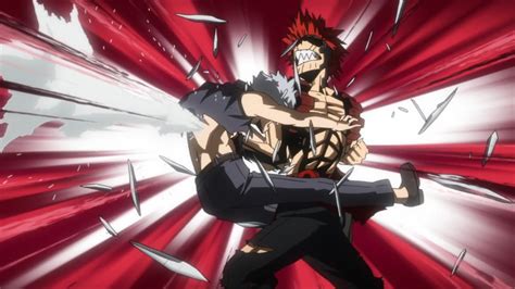 Kirishimas Red Riot Unbreakable Vs Blade Villain Boku No Hero