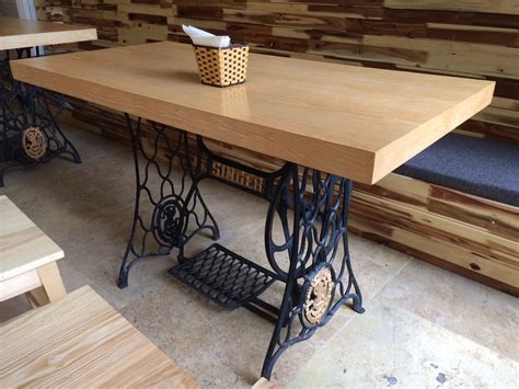 Maybe you would like to learn more about one of these? Sewing Machine legs for our dining room table. | Decoração ...