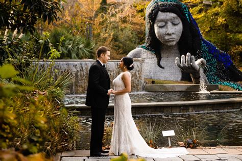 Evening Wedding At The Atlanta Botanical Garden Atlanta Wedding Photography By Joey Wallace