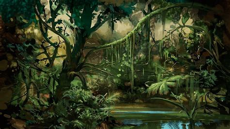 Jungle Scenery Art