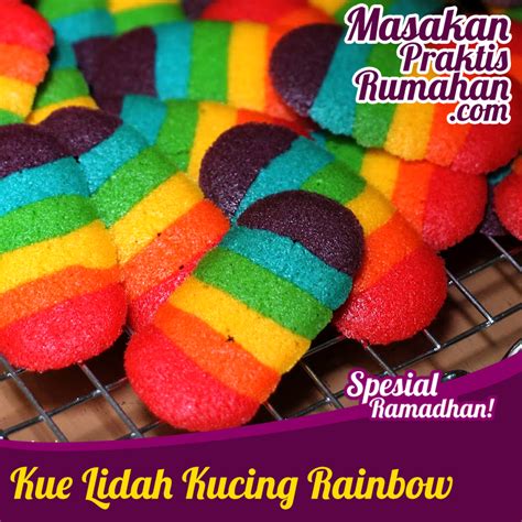 Siapkan cetakan lidah kucing, olesi dengan margarin, taburi tepung terigu, sisihkan. Kue Lidah Kucing Rainbow ala NCC | Resep Masakan Praktis Rumahan Indonesia Sederhana