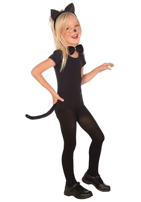 Child Black Cat Kit Halloween Costumes