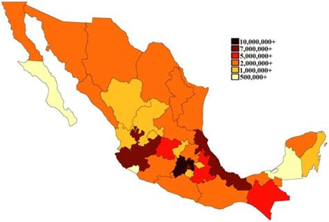 Población De Los Estados De México Saber Es Práctico