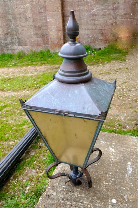 Garden metal lamps are instead a perfect. Antiques Atlas - Victorian Cast Iron And Copper Street ...