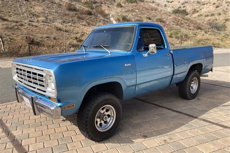 1974 Dodge Power Wagon W100 4x4 4 Speed For Sale On Bat Auctions