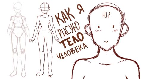 Как научиться рисовать тело аниме с нуля карандашом поэтапно