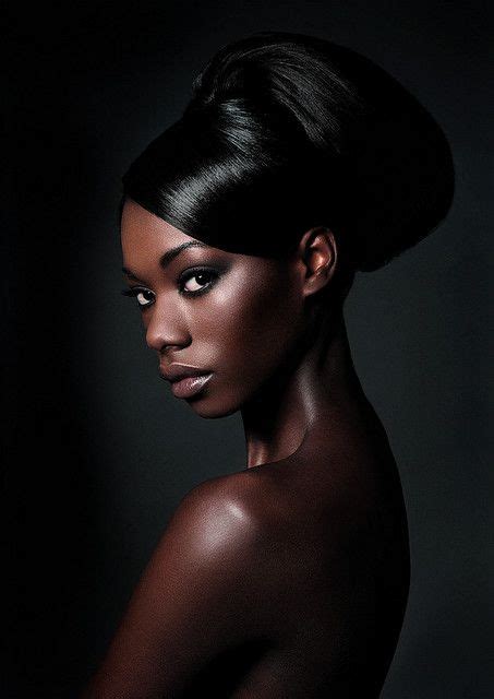 Beautiful Updo Straight Black Hair African American Hairstyles