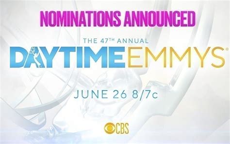 Nominations For The 47th Annual Daytime Emmy Awards Announced Find