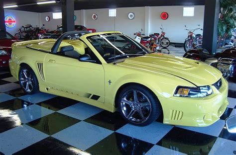 Zinc Yellow 2001 Saleen S281 Sc Ford Mustang Convertible