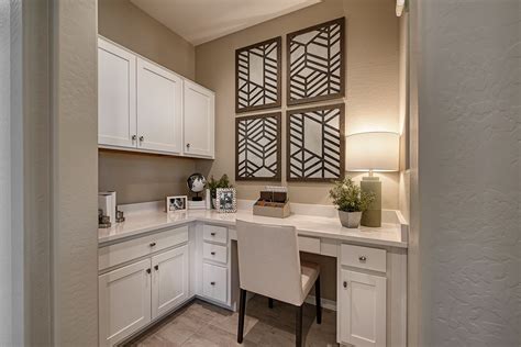 Richmond homes has great floor plans, but their customer service is horrible. Tech center with storage space | Sunstone model home | Goodyear, Arizona | Richmond American Hom ...
