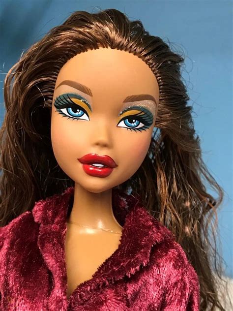 Barbie My Scene Doll Madison Doll Long Curly Hair Orange Streaks
