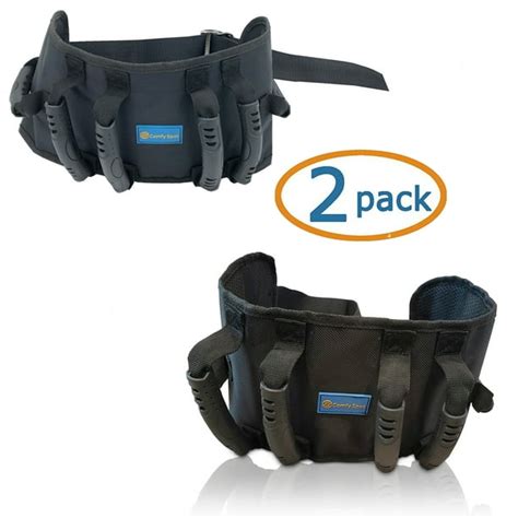 Gait Belts 2 Pack Assist Standing Aids Pull Set Bundle Transfer Belts