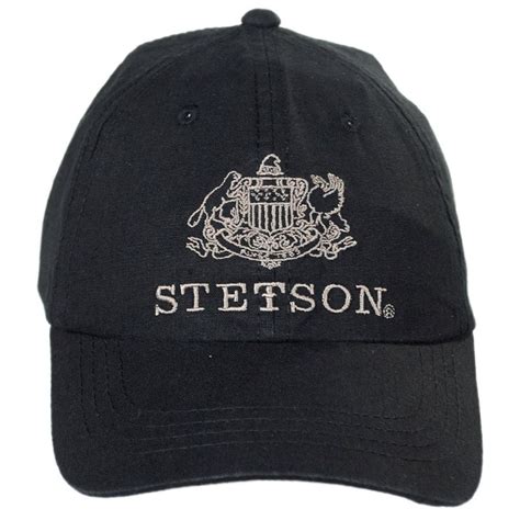 Stetson Iconic Logo Strapback Baseball Cap Dad Hat All Baseball Caps