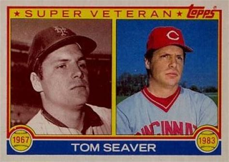 Tom seaver was tagged as a hall of famer early in his career, and his 1982 donruss diamond i wasn't much of a baseball card collector in 1982, but even i knew there was something special about. 1983 Topps Tom Seaver #581 Baseball Card Value Price Guide