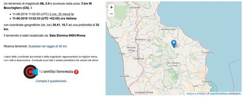 Un'altra scossa è stata rilevata dall'ingv durante la notte da poco passata, precisamente fra venerdì 11 e sabato 12 giugno, alle ore 1:20. "Scossa di terremoto M. 2.9 registrata poco fa in ...