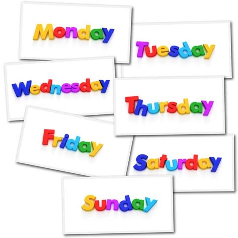 ᐈ Days Of The Week Stock Images Royalty Free Days Of Week Pictures