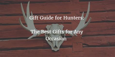 So gifting a grilling set for the hunter is not a bad idea. Best Gifts for Hunters in 2018 - Optics Den