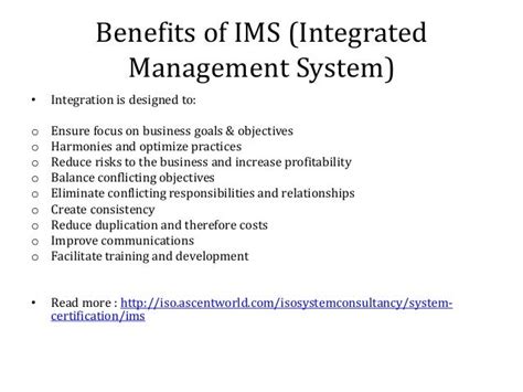 Ims Integrated Management System