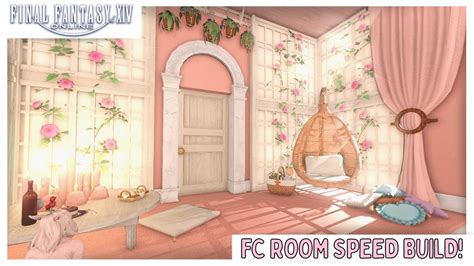 Ffxiv Pink Fc Room Speed Build 💖 Youtube