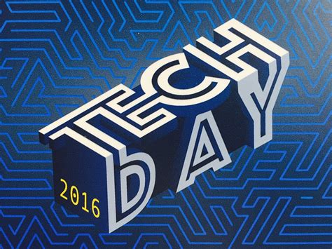 Tech Day Event Branding On Behance