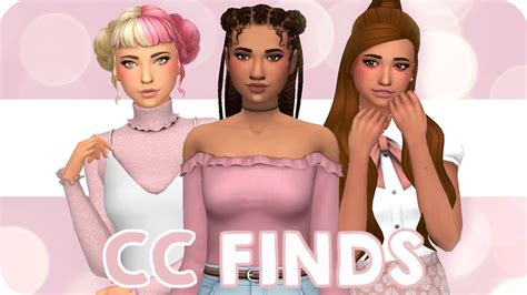 Best Cc Finds Sims 4 Custom Content Haul Maxis Match