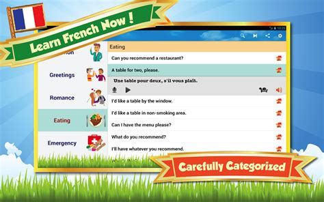 When you learn french online you set your own pace to best suits your busy lifestyle. Learn French - Android Apps on Google Play