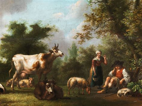 Philipp Jakob De Loutherbourg 1740 1812 Attr A Shepherd Scene In