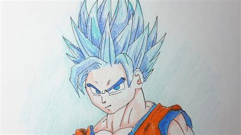 Como Dibujar A Goku Ssj Fase Dios Azul Paso A Paso El Vrogue Co