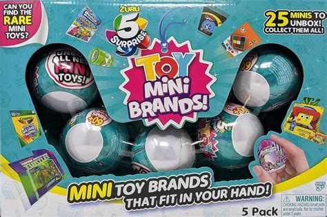 Zuru 5 Five Surprise Toy Series 1 Mini Brands Ball Capsule Mystery New