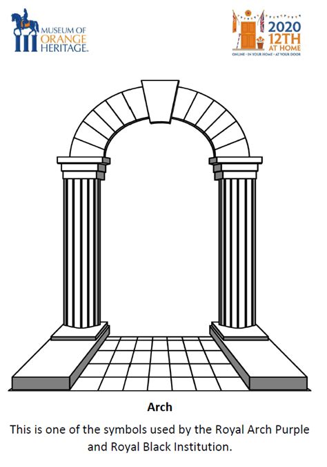 Piece Of Arch Coloring Page