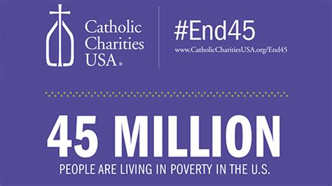catholic charities usa launches end45 raise a hand to end poverty in america campaign