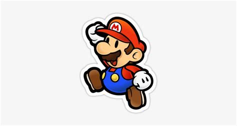 Super Mario Sticker Paper Mario 375x375 Png Download Pngkit