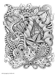 Abstract coloring pages for adults - Coloring Pages
