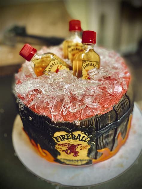 Fireball Cake OC Fireball Cake How To Make Cake Creative Cakes