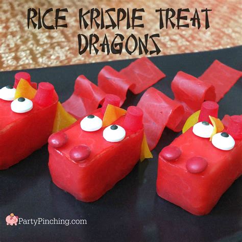 Rice Krispie Dragon Treats For Chinese Lunar New Year Easy To Make