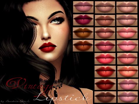 The Sims Resource Vintage Lipstick