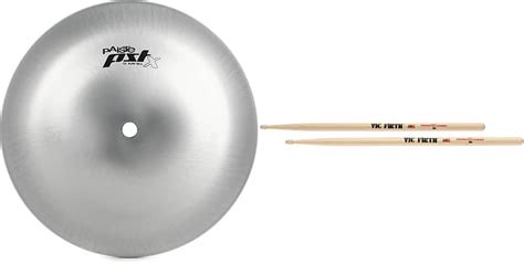 Paiste 10 Inch Pst X Pure Bell Cymbal Bundle With Vic Firth Reverb