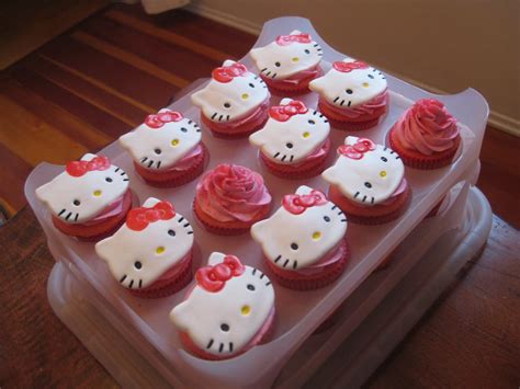 Hello Kitty Birthday Cupcake