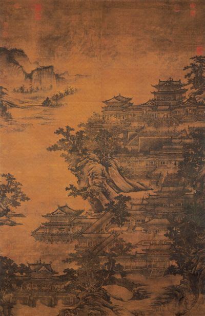 A Han Dynasty Palace Ancient Art Landscape Paintings Art