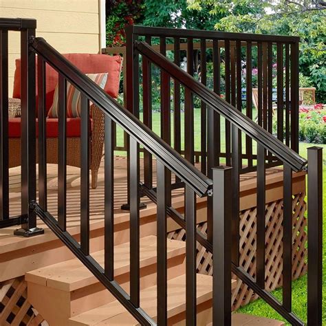 Stair And Balcony Bar Aluminum Picket Railing For Residential And