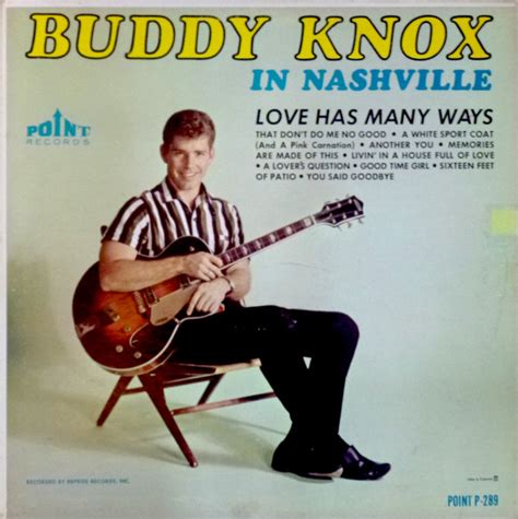 Buddy Knox Buddy Knox In Nashville 1965 Vinyl Discogs